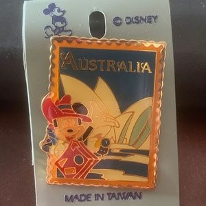 Disney Collectible Pin-Epcot Stamp-Australia